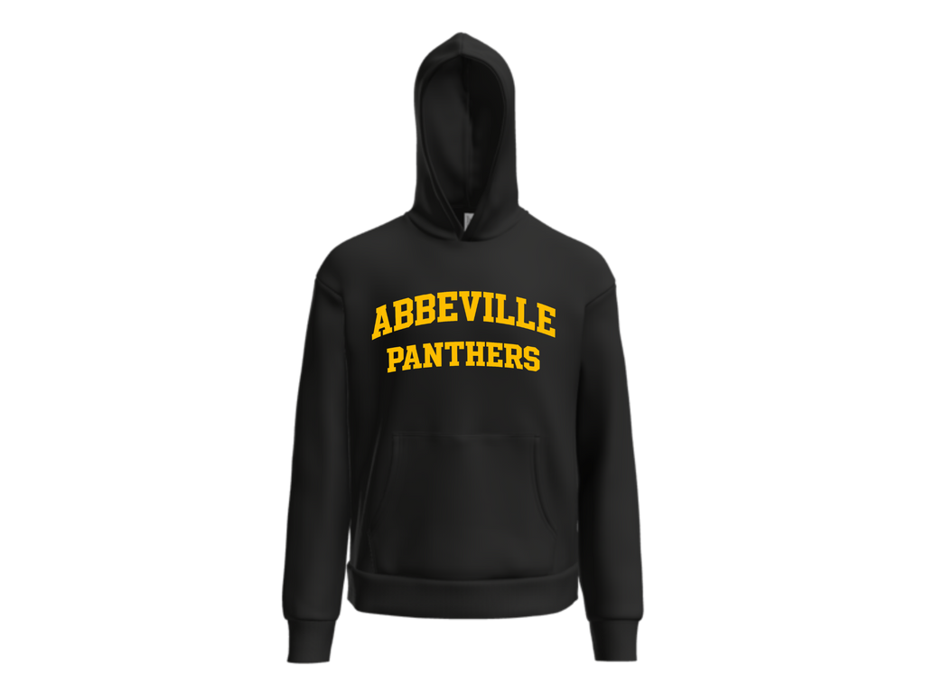 Abbeville Black Heavyweight Hoodie