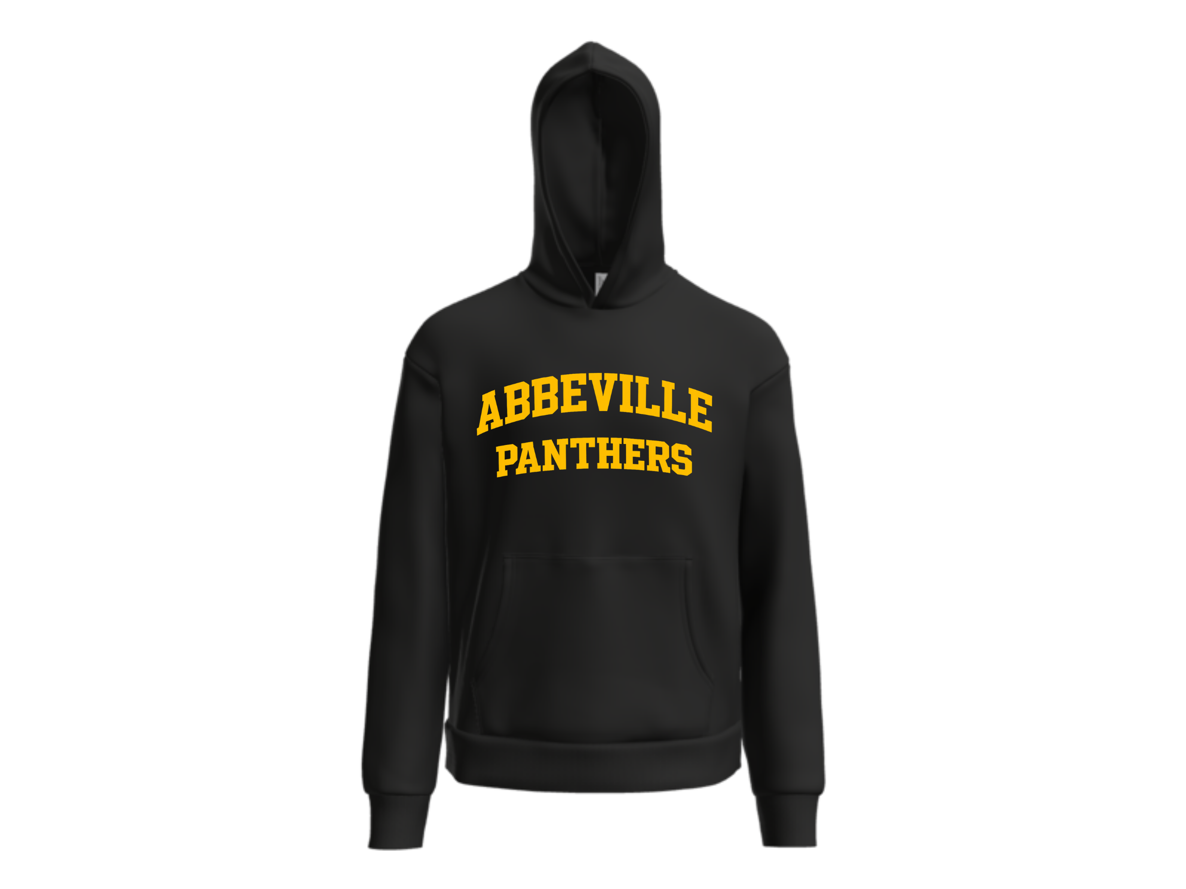 Abbeville Black Heavyweight Hoodie