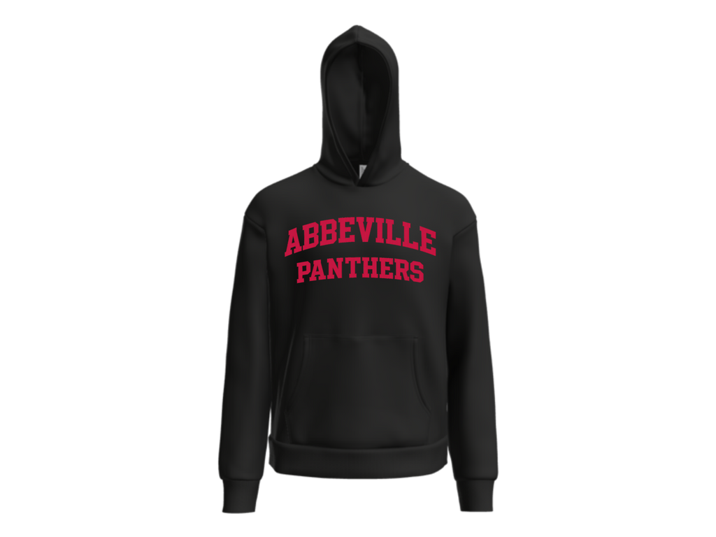 Abbeville Black Heavyweight Hoodie