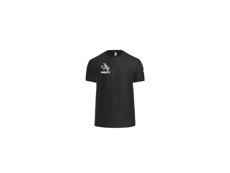 Highlands Black Soft Feel T-shirt Chest logo