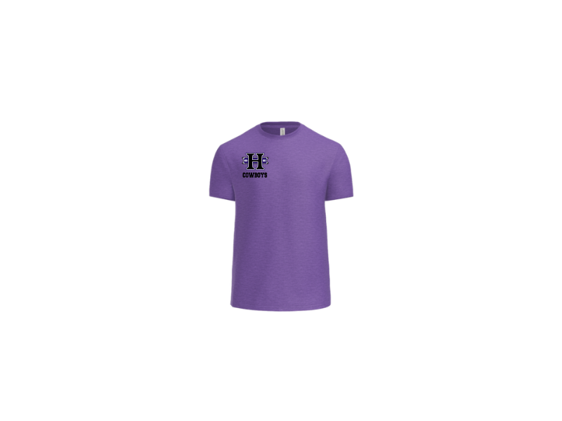 Highlands Purple Soft Feel T-shirt Chest logo