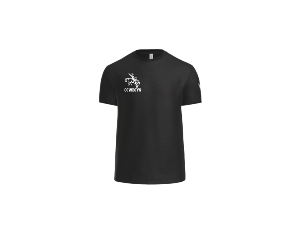 Highlands Black Soft Feel T-shirt Chest logo