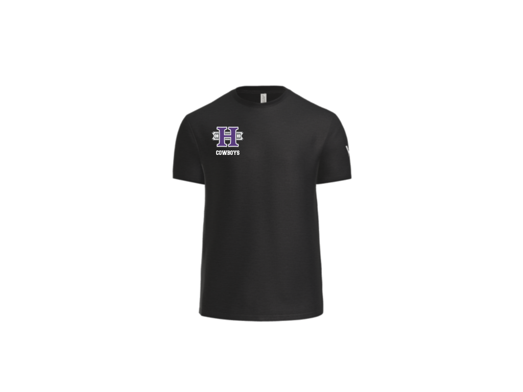 Highlands Black Soft Feel T-shirt Chest logo