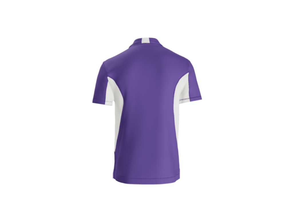 Highlands Purple Colorblock Polo
