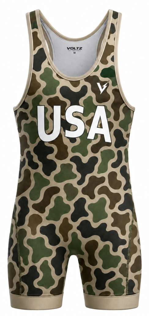 USA Camo Powersurge Singlet