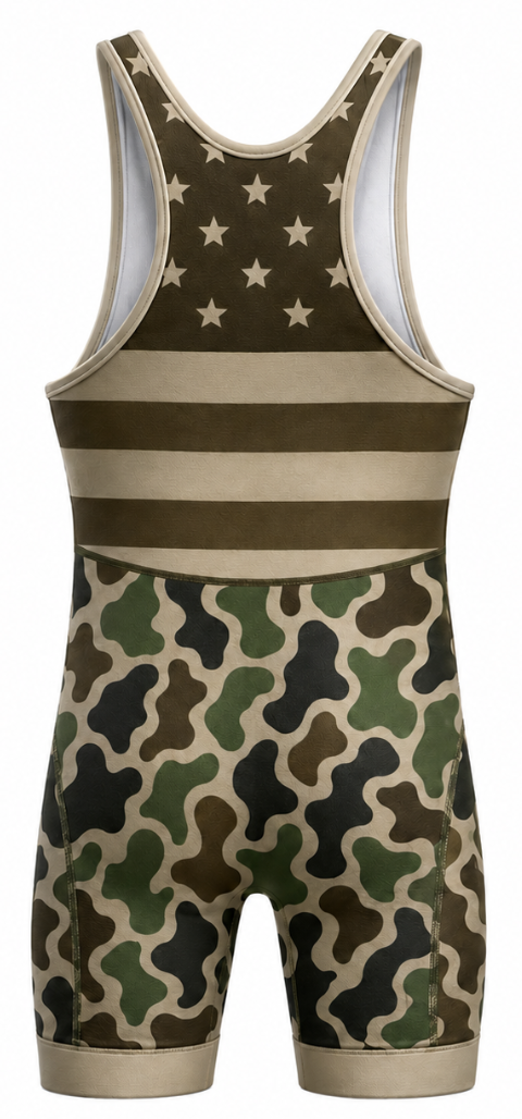 USA Camo Powersurge Singlet