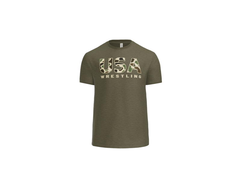 USA Camo Soft Feel T-shirt