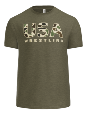 USA Camo Soft Feel T-shirt