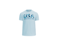 USA Blue Camo Soft Feel T-shirt