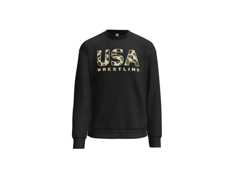 USA Crewneck Black